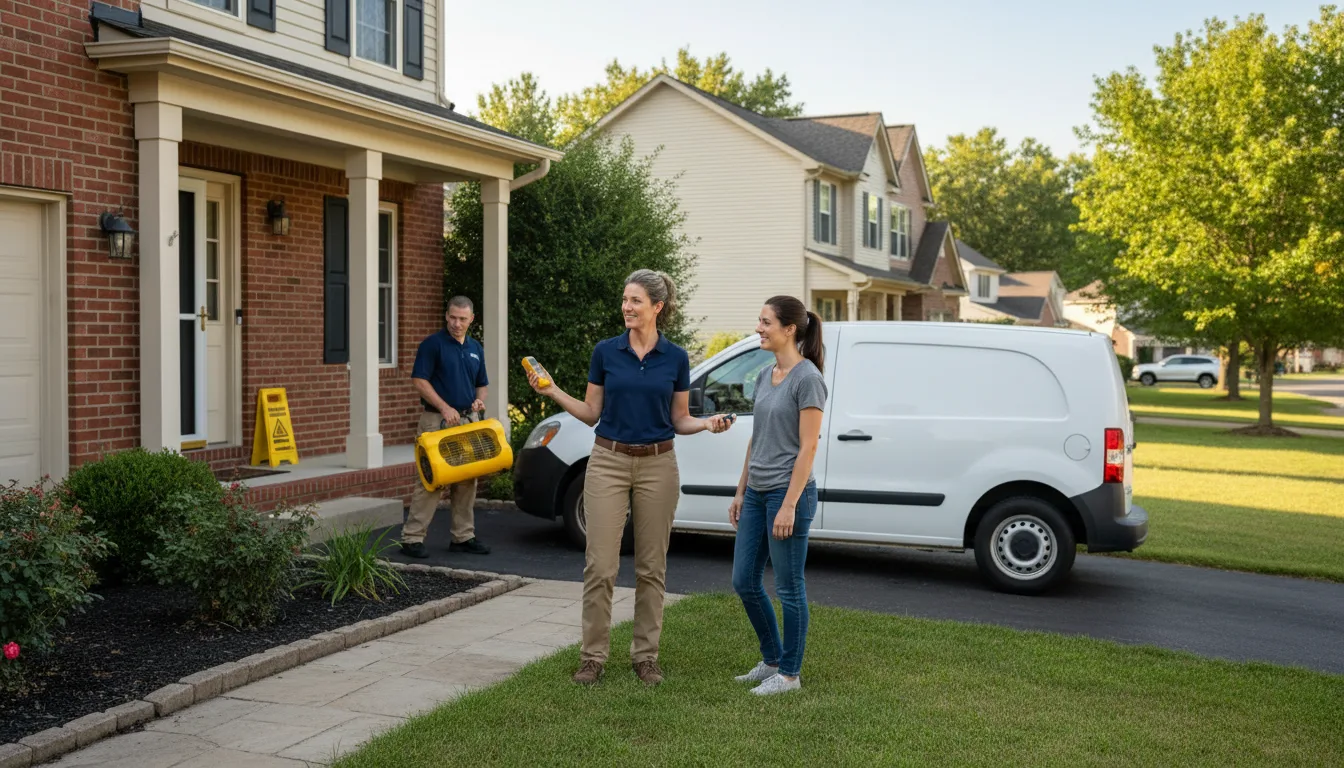 Residential water damage restoration in Bainbridge, PA